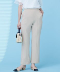 組曲 S スタイルアップジャージー フレアパンツ