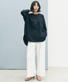 UNFILO L 【11サイズ展開/セレモニー】 BEAUTY MOVE タックワイドパンツ