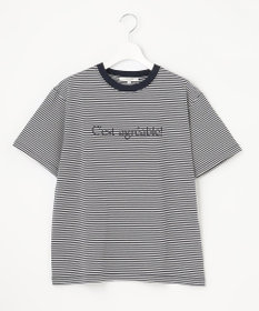 23区 【SLOW/洗える】ロゴ Tシャツ