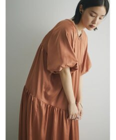 Green Parks armonia．ティアード切り替えワンピース