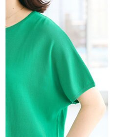 CRAFT STANDARD BOUTIQUE UVカット/接触冷感/洗える/ 半袖ニットプルオーバー