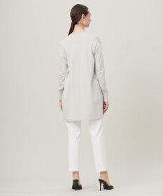 ICB L 【洗える】シンセティックハイゲージ ロングカーディガン