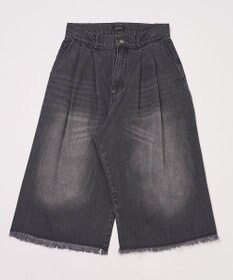 WEGO クロップドワイドデニムパンツ