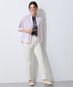 ANY L 【新色追加/洗濯機可/UVカット/ウエストゴム/ストレッチ】7daysデイリーパンツ