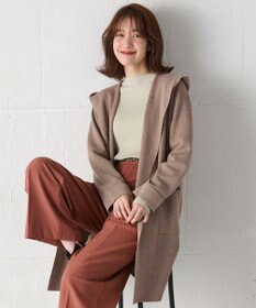 ANY L 【洗濯機可】フーディーコーディガン