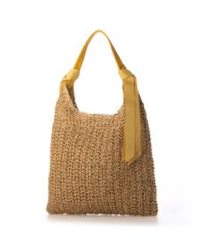 UNBILLION カシュカシュ cachecache / 下がりグログラン柄編みトートバッグ