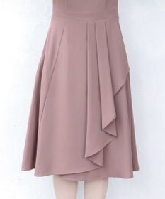 Tiaclasse L 【洗える】大人の洗練ドレープワンピース