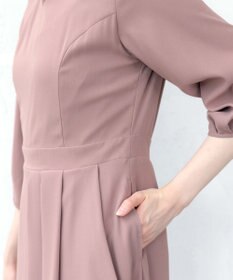 Tiaclasse L 【洗える】大人の洗練ドレープワンピース