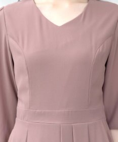 Tiaclasse L 【洗える】大人の洗練ドレープワンピース