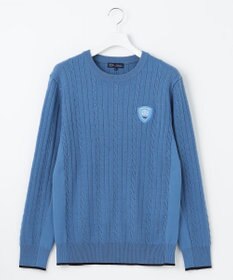 23区GOLF 【MEN】【ウォッシャブル】ストレッチ カラーニット