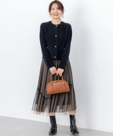 組曲 L 【加藤ローサさん着用】フラッフィーファーニット ジャケット