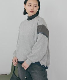 AMERICAN HOLIC 異素材ドロスト配色プルオーバー