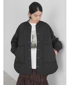 AMERICAN HOLIC キルポカリブ付きキルティングブルゾン