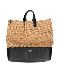 INTER-CHAUSSURES 【CHRISTIAN VILLA】メッシュコンビレザーワイドバッグ