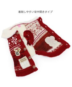 PET PARADISE スヌーピー スケート ニット 《レッド》 小型犬