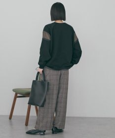 AMERICAN HOLIC 異素材ドロスト配色プルオーバー