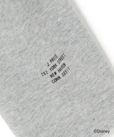 J.PRESS MEN 【DISNEY COLLECTION】【UNISEX】ワンポイントロングスリーブ Tシャツ / ミッキーマウス