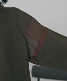 AMERICAN HOLIC 異素材ドロスト配色プルオーバー