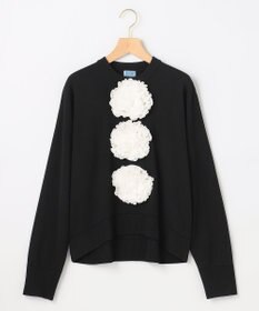 組曲 S 【組曲×setsuko sagittaire】ボンボンフラワー ニット