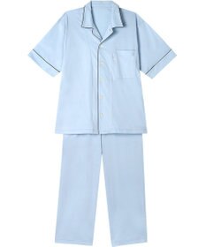 ワコール／睡眠科学 パジャマ 5分袖 半袖 8分丈 綿100%(本体) 天竺素材 メンズ YGT151 睡眠科学／ワコール