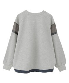 AMERICAN HOLIC 異素材ドロスト配色プルオーバー