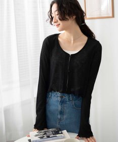 WEGO 【紫外線対策】シアーカーディガン