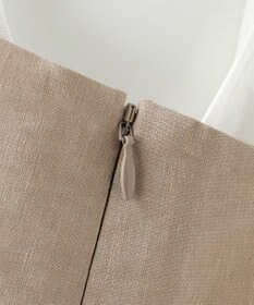 23区 L 【GOLD LABEL】クリスピーリネンストレッチ キャミソールワンピース