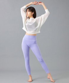 Chacott 【ノーソーイングニット】7分袖メッシュニットTシャツ