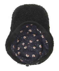 MOONBAT PAUL & JOE ACCESSOIRES ネコワッペン付ボアキャップ