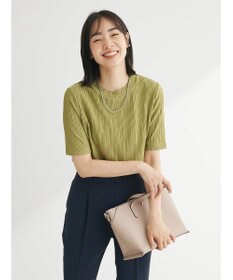 Green Parks プリーツ５分袖プルオーバー