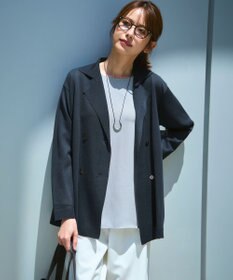 23区 【撥水加工/洗える】ドライ2WAYストレッチ ドロスト ワイド パンツ