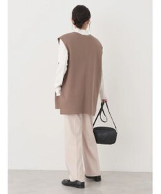 earth music&ecology ＳＥＴ２点圧縮風ポンチベスト＋リブタートル