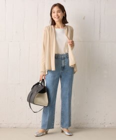 組曲 S 【WEB限定】シアーツイルジャージーショート カーディガン