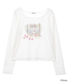 earth music&ecology Ｄｉｓｎｅｙ／Ｍａｒｉｅスクエアネックプルオーバー