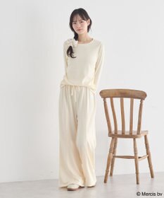 earth music&ecology 【予約】miffy/earth 刺繍スウェットパンツ