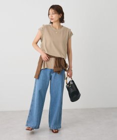 CRAFT STANDARD BOUTIQUE レイヤード風ピグメントカットチュニック