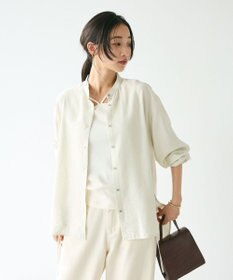 CRAFT STANDARD BOUTIQUE レーヨントロミサイドリボンチュニック