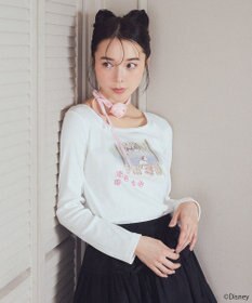 earth music&ecology Ｄｉｓｎｅｙ／Ｍａｒｉｅスクエアネックプルオーバー