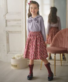 組曲 KIDS 【110-140cm】セーラーリボン Tシャツ