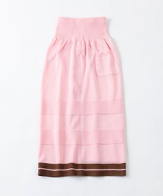TRICOTE バイカラーニットスカート