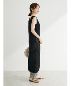 Green Parks すかし柄ロングベスト