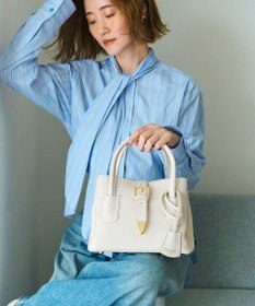 TOPKAPI 【Breath TOPKAPI】RIPPLE リプル バックル ショルダー付き ミニ トートバッグ