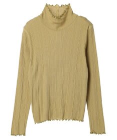 earth music&ecology コットンシアータートルネックプルオーバー