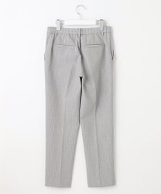 自由区 【XSサイズ～/洗える】TRギャバ ストライプ テーパードパンツ