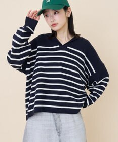 AMERICAN HOLIC セーラーカラーニットプルオーバー