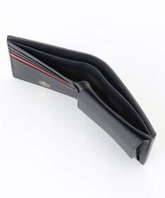 J.PRESS MEN 【MORPHO×J.PRESS】エンブレムボタン 二つ折り財布(小銭入れ付き札入)