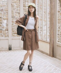 earth music&ecology ニットタンクトップ
