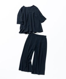 23区 L 【Lサイズ限定】ハイストレッチツイル ブラウス