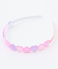 ANY KIDS キラキラ ハート カチューシャ