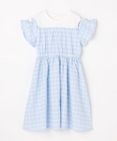 ANY KIDS 【洗濯機可能】オンオフショルダーワンピース